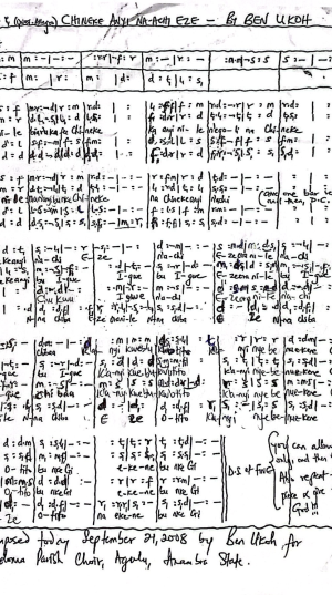 Chineke Anyi Na-Achi Eze